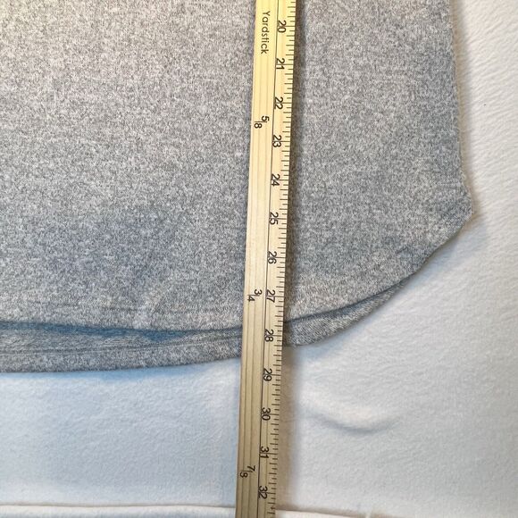 Clover + Pine Women's Shirt American Flag Size XL Short Sleeve Gray Patriotic - Picture 10 of 14